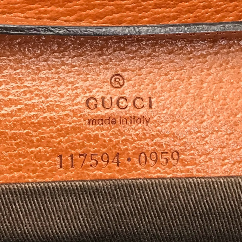 GUCCI GG Canvas Bamboo Shoulder Bag Beige - Picture 11 of 11